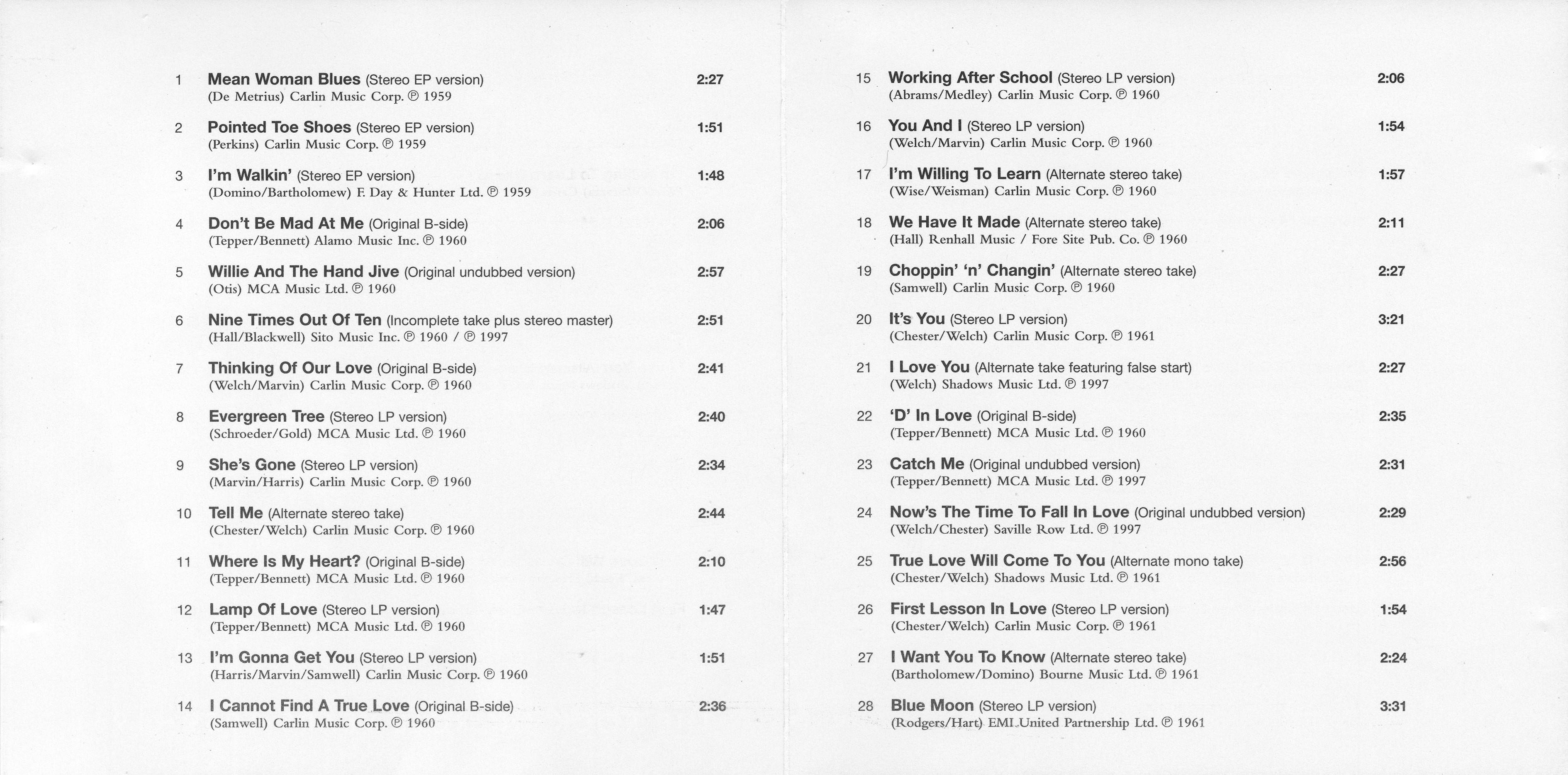 Cliff Richard The Rock N Roll Years 1958 1963 [booklet1]